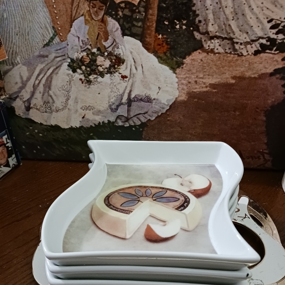 Cider House Designer Home Decor 🍎🍇Designpac Serving Dishes Cheese Snack Plates - Picture 14 of 15